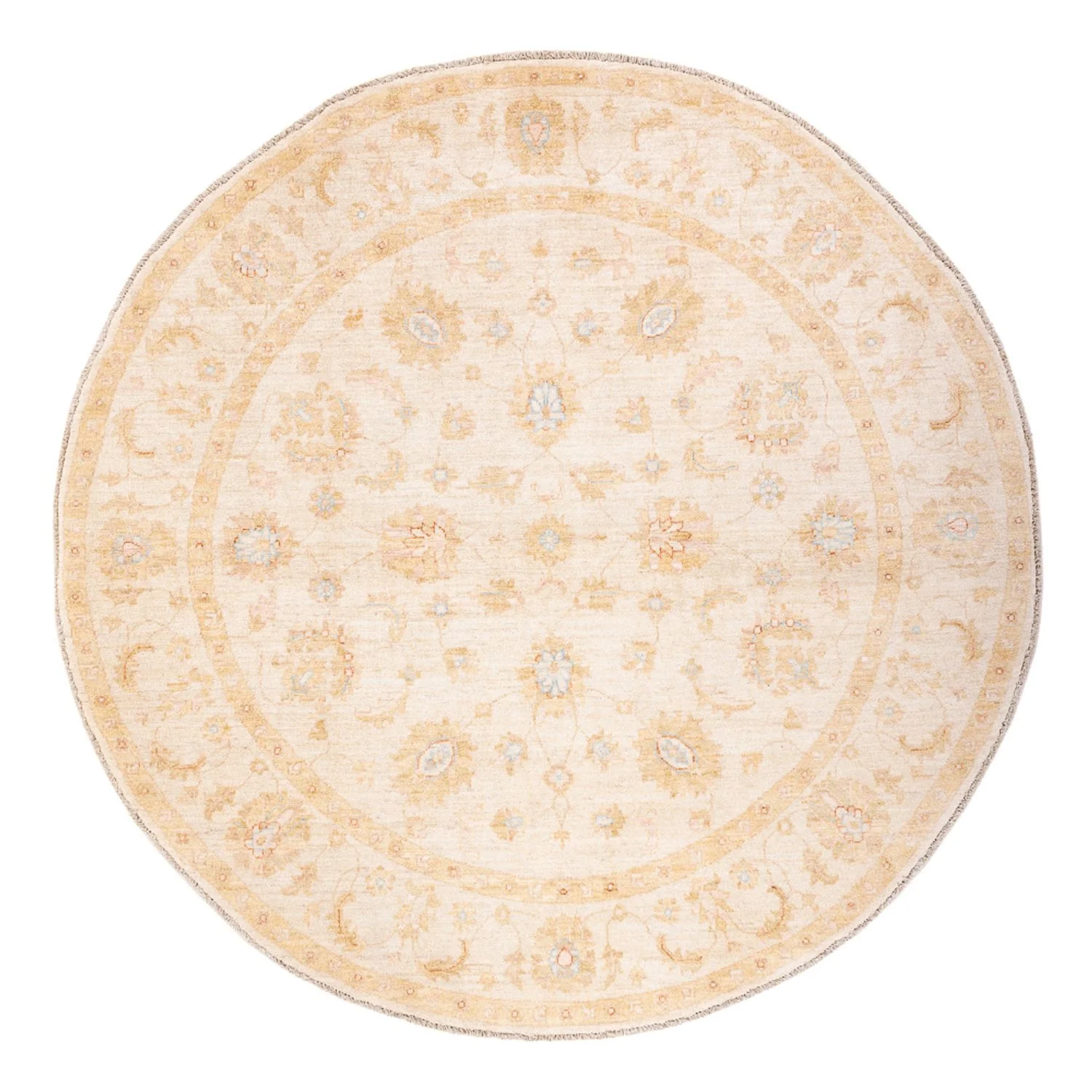 Ziegler Teppich rund - 200 x 199 cm - beige