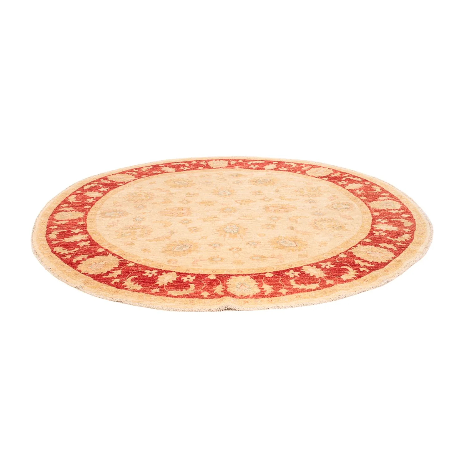Ziegler Teppich rund - 201 x 198 cm - beige - Image 4