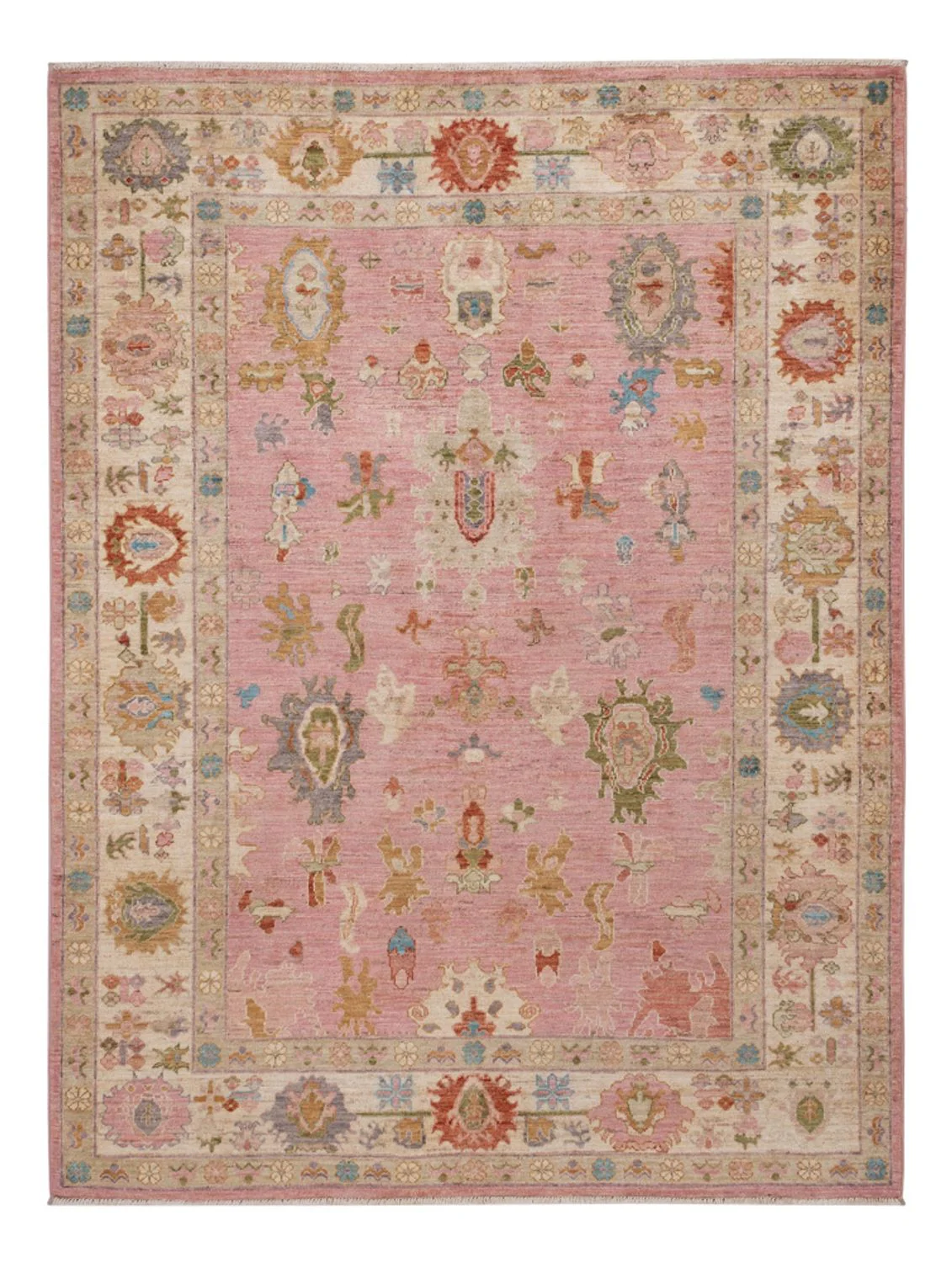 Ziegler Teppich - Usak - 203 x 153 cm - hellrot