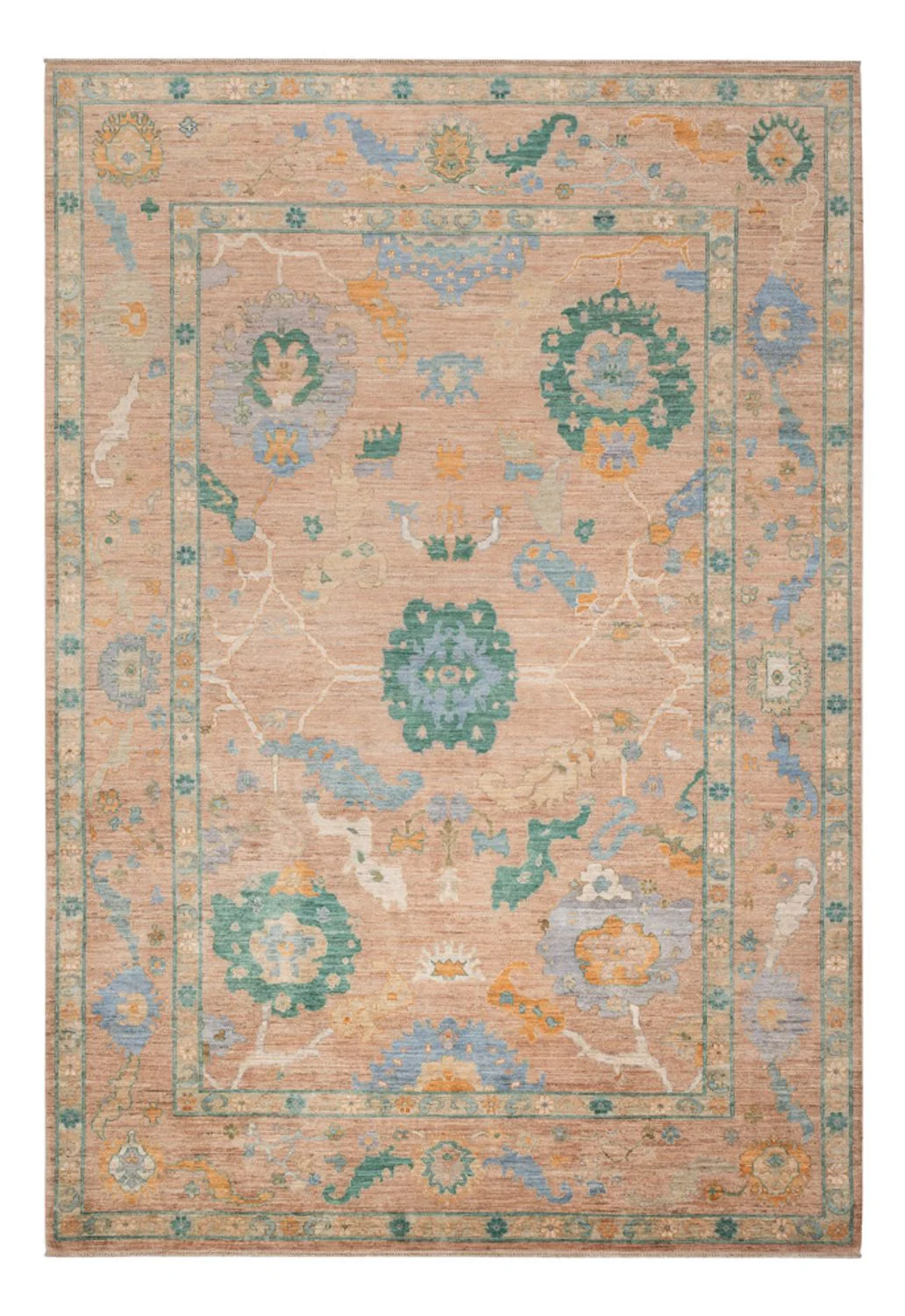 Ziegler Teppich - Usak - 302 x 208 cm - hellrot